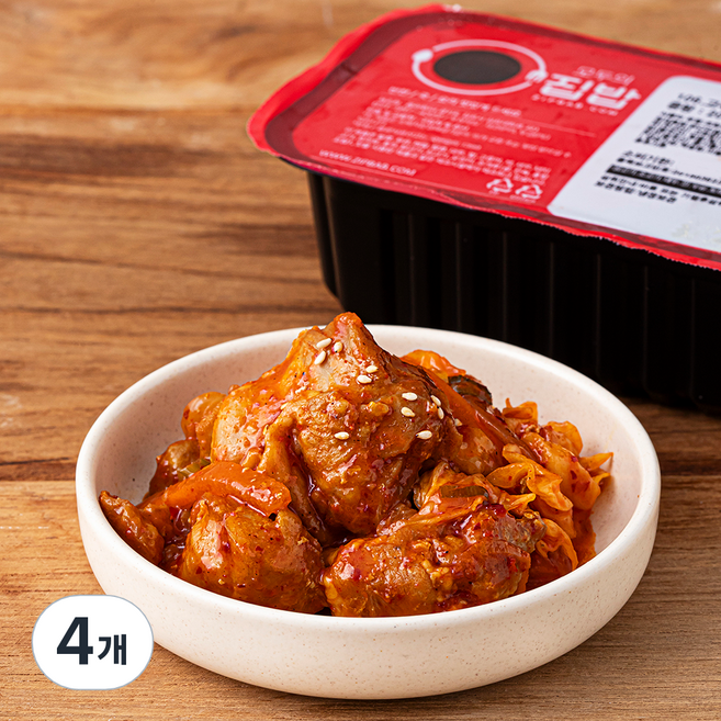 모두의집밥 고추장닭고기볶음, 200g, 4개