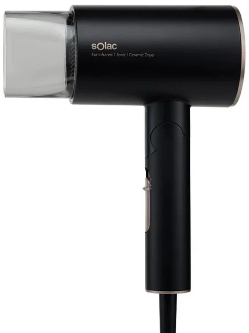 sOlac 負離子吹風機 SHD-208B 1200W, 黑色
