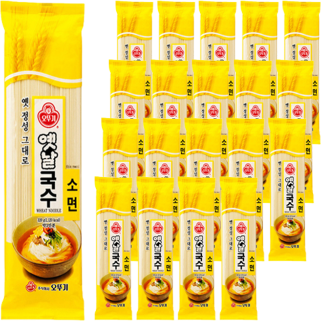 오뚜기옛날 국수 소면, 320g, 20개