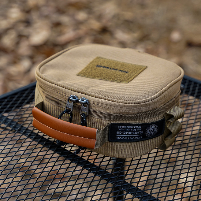 카즈미 필드 오벌 케이스 캠핑가방, TAN, 1개