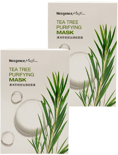 Neogence 霓淨思 澳洲茶樹控油淨痘面膜 28ml, 8片, 2組