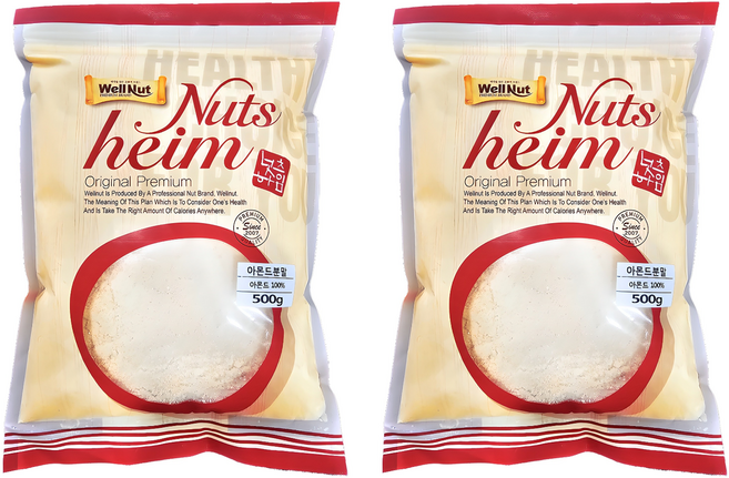 너츠하임 아몬드분말, 500g, 2개