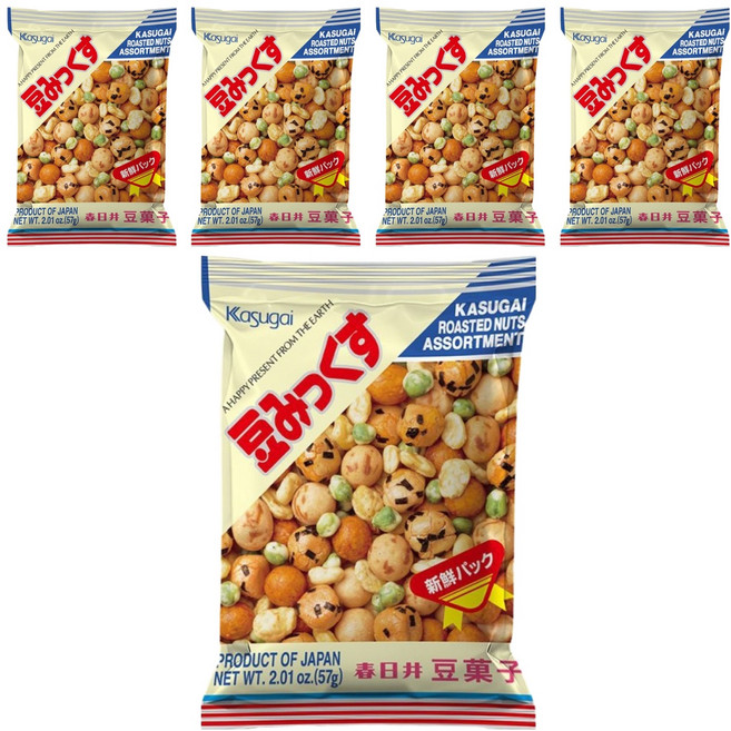카수가이 마메믹스 과자, 57g, 5개