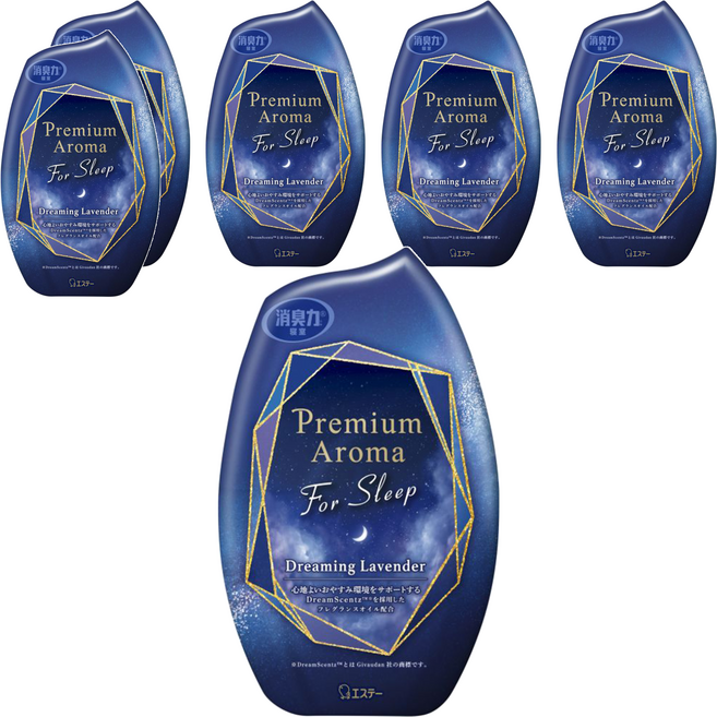 ST 雞仔牌 消臭力 Premium Aroma 室內舒眠系列芳香劑 400ml - 夢幻薰衣草 (深藍), 6瓶
