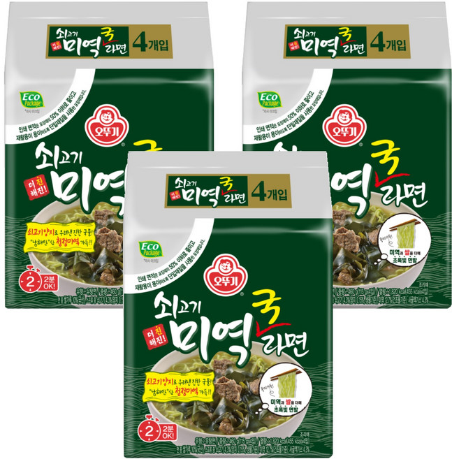 OTOKI 不倒翁 牛肉海帶湯拉麵 115g, 12包