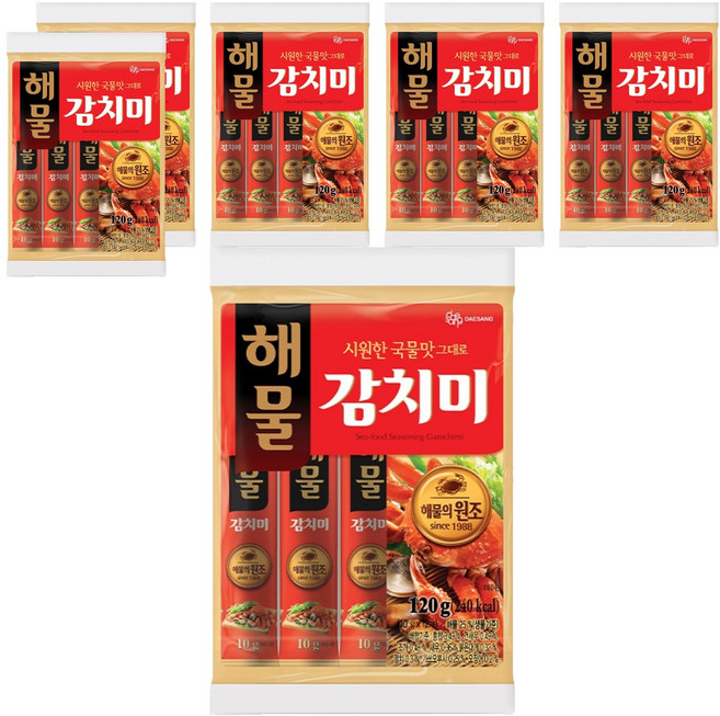 대상 해물 감치미, 6개, 120g