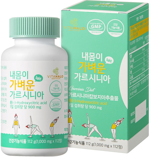 비타할로 내몸이 가벼운 가르시니아, 112정, 1개