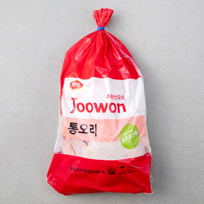 주원산오리 통오리, 2.2kg, 1개