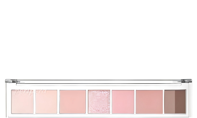 peripera 台灣公司貨 八色眼影調色盤 6g, 002 櫻花淡粉, 1個