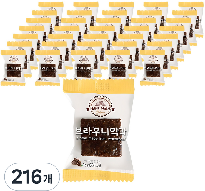 브라우니 약과, 15g, 216개