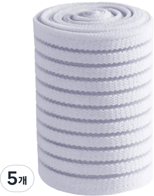 Obangnanchang 手肘護具 壓力帶 運動 運動透氣護肘, 白色, 5個