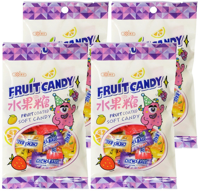 惠香 蘇格蘭水果糖, 100g, 4袋