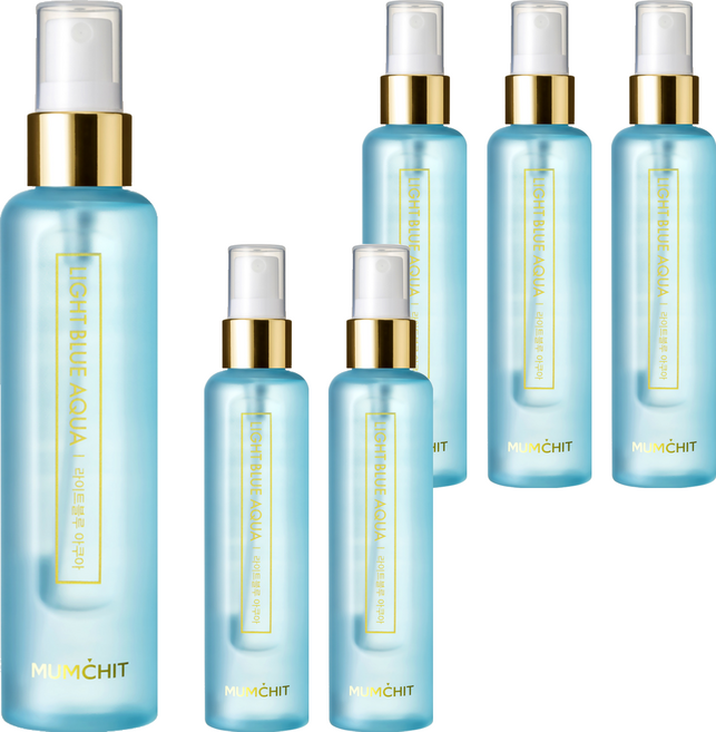 멈칫 헤어 앤 바디미스트 라이트블루 아쿠아, 105ml, 6개