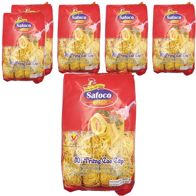 사포코 에그누들면, 500g, 6개