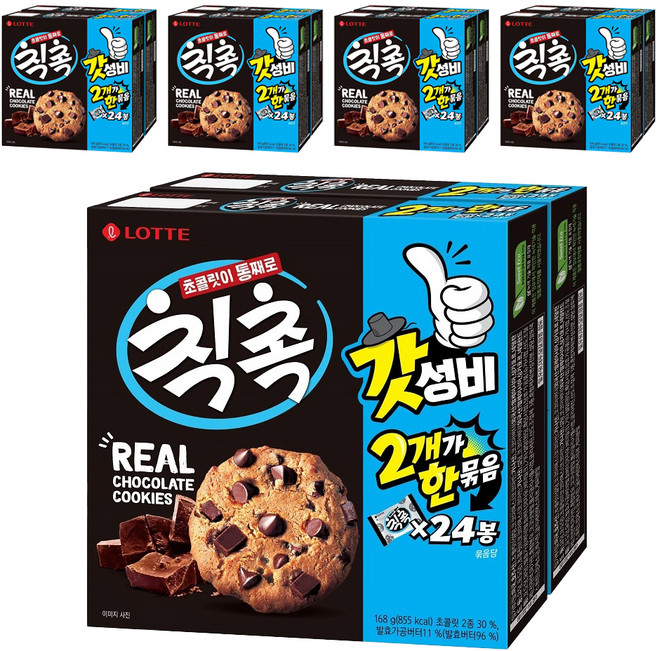 롯데웰푸드 칙촉, 168g, 10개