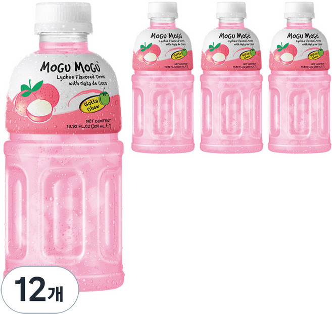 모구모구 과채음료 리치맛, 320ml, 12개