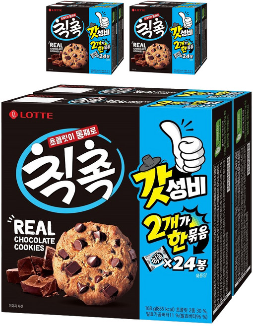 롯데웰푸드 칙촉, 168g, 6개