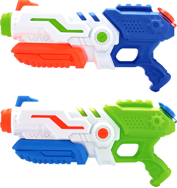 투칸 워터건 2종 물놀이용품, 혼합색상, 1개