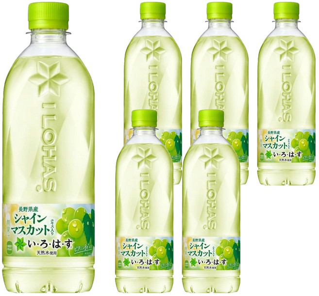 I LOHAS 白葡萄風味水, 540ml, 6個