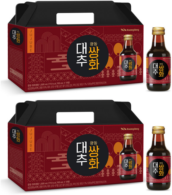 광동제약 대추쌍화, 150ml, 20개
