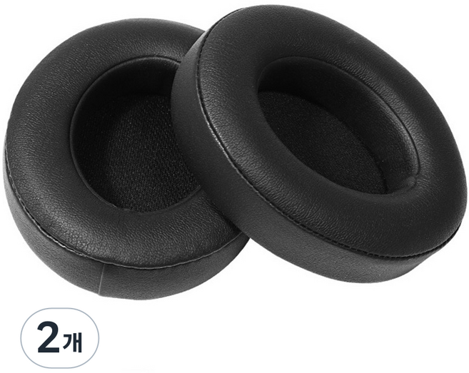 스윗조이 닥터드레 비츠 스튜디오 2 3 헤드폰 호환 이어 패드 양쪽세트, 블랙, 2개