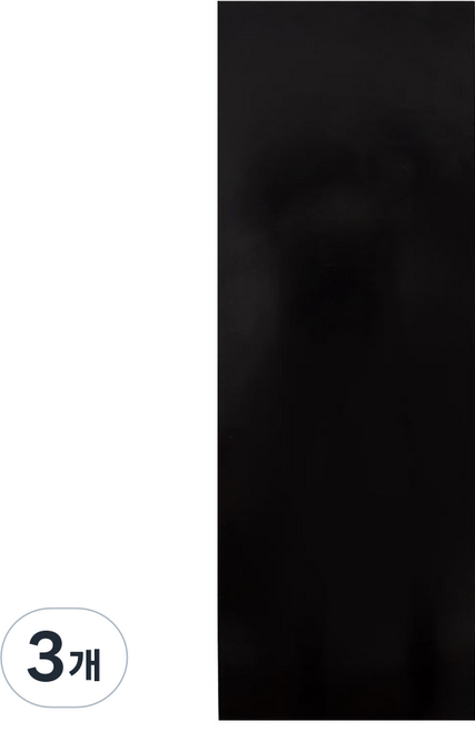 마그피아 다용도 정리템 붙여쓰는 이방성 강력 고무자석 스티커, 검정, 3개