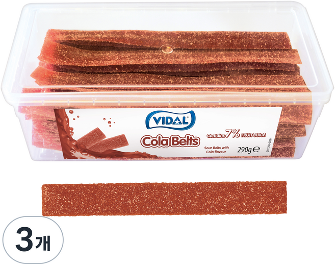 비달 콜라향 벨트 젤리, 290g, 3개