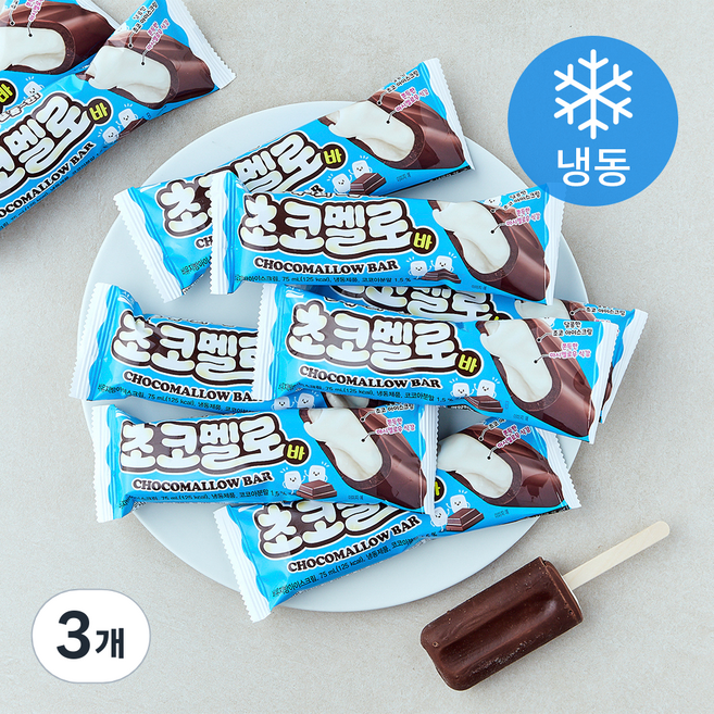 서주 초코멜로바 (냉동), 3개, 10개입, 75ml