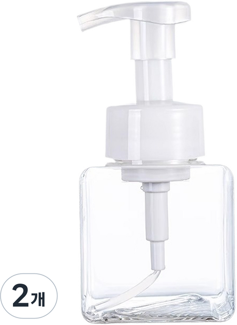 라이프인트 펌프 리필 공병 250ml, 2개, 투명