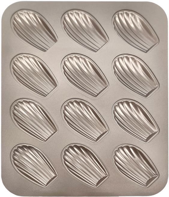 TRIARROW 三箭牌 瑪德蓮十二連烤模 金不沾 G7275, 1個