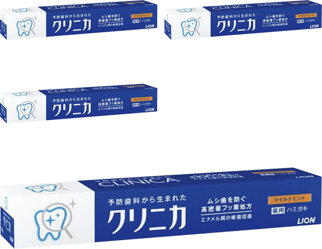 LION 獅王 固齒佳 牙膏, 130g, 4條