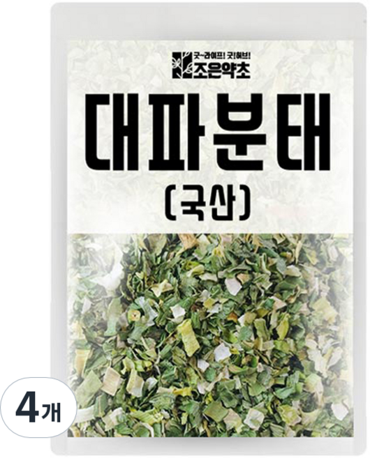 조은약초 대파 분태, 4개, 200g