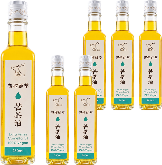 Well Life 悅生活 極鮮 三道過濾原萃苦茶油, 6個, 250ml