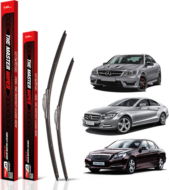 필터포유 더 마스터 실리콘 플랫 와이퍼 세트, 벤츠 E 클래스 W212 C207 A207 (14~16년) / C클래스 W204 C204 / CLS W218 (14년~17년)