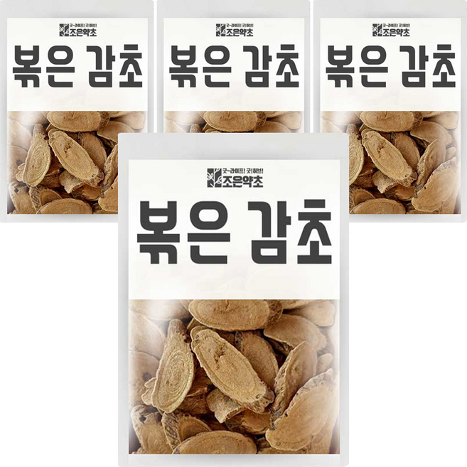 조은약초 볶은 감초, 300g, 4개
