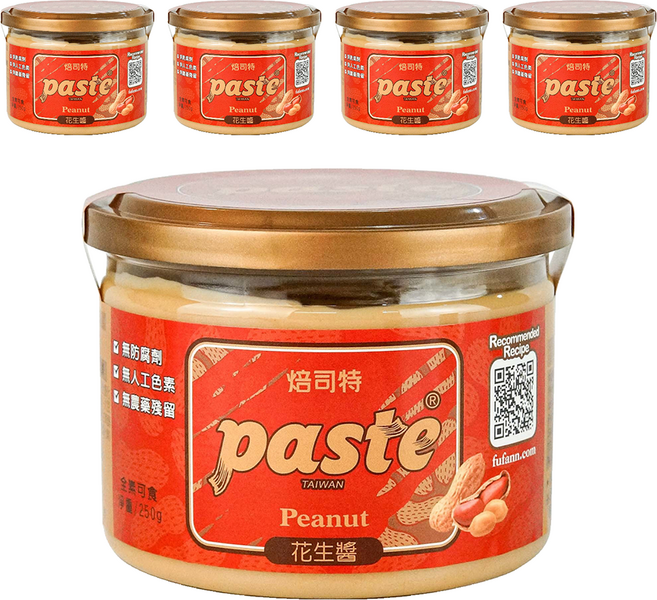 FUFANN 福汎 焙司特 花生醬, 250g, 5罐