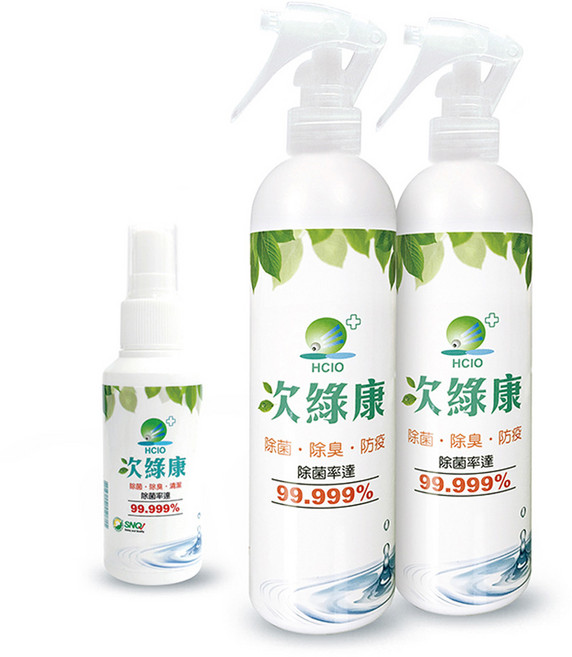 次綠康 腸病毒專用 廣效除菌液, 1組, 350ml