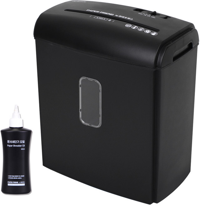 현대오피스 페이퍼프랜드 1회 8매 세단 소형 문서세단기 + 오일, PK-811CX, 혼합 색상