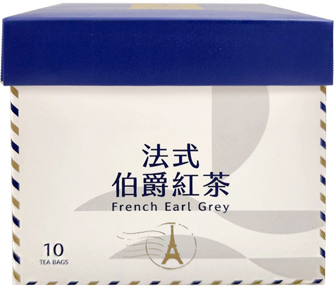 Teavoya 嘉柏茶業 法式伯爵紅茶, 3g, 10包, 1盒