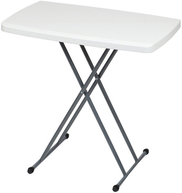 도리퍼니처 뉴 브로몰딩 교차 행사 캠핑 접이식 테이블, 화이트