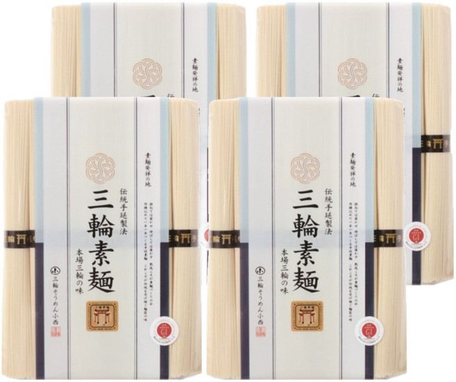 미와소멘 수연소면, 400g, 4개