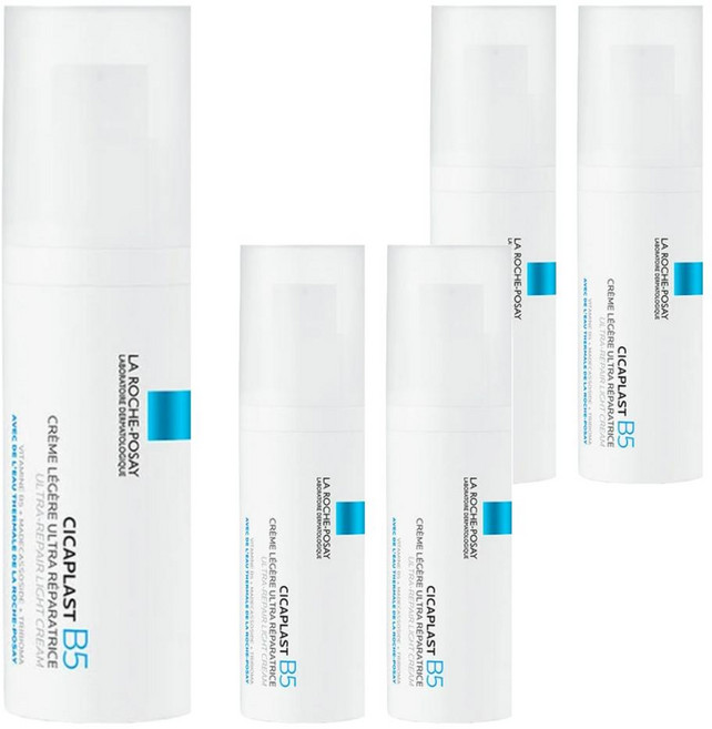 LA ROCHE POSAY 理膚寶水 台灣公司貨 B5全面修復凝乳, 40ml, 5瓶