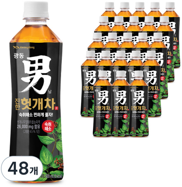 광동진한헛개차, 500ml, 48개