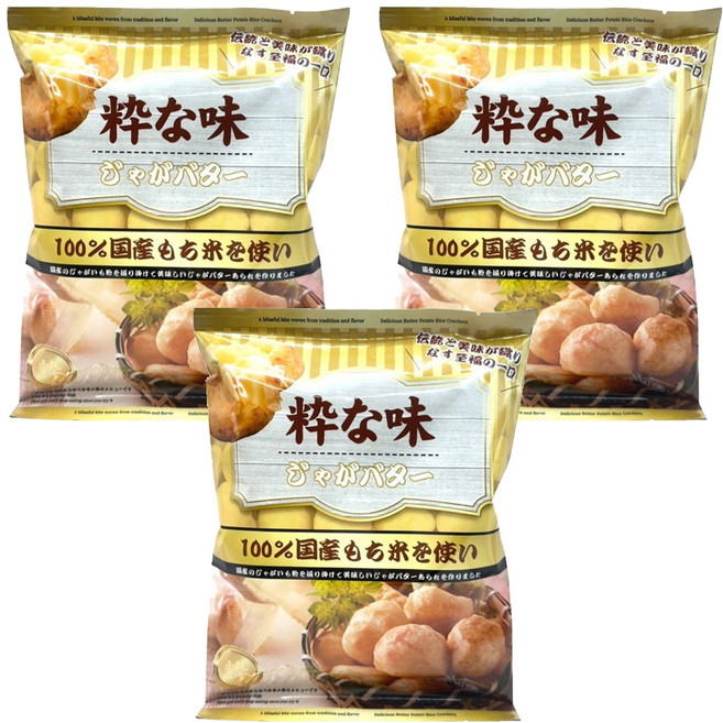 濃味馬鈴薯米果球, 55g, 3包