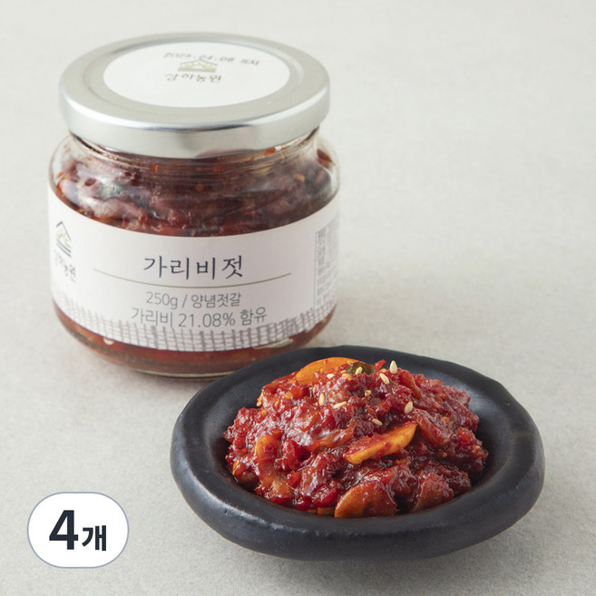 상하농원 가리비젓, 250g, 4개