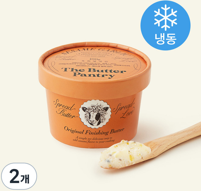 버터팬트리 깨소금 갈릭 버터, 100g, 2개