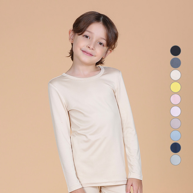 보누맘 아동용 웜히트텍 발열 실내복 상하세트