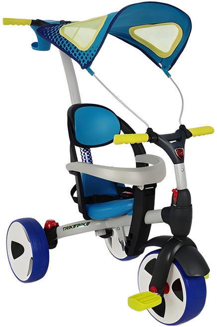 ROLLPLAY 4合1三輪腳踏車 SR2012, 藍色, 1個