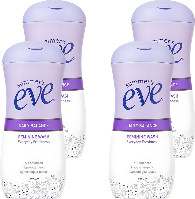 써머스이브 데일리 밸런스 페미닌 워시, 237ml, 4개