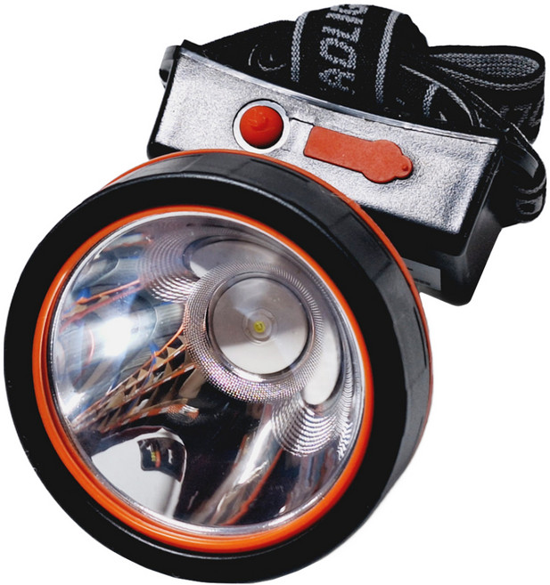 Kinyo 吸塑 LED高亮度大頭燈 LED-810, 白光, 1個